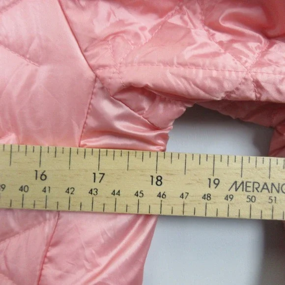 Under Armour Womens ColdGear Reactor Jacket Pink Quilted Full Zip S Coat - Picture 3 of 12